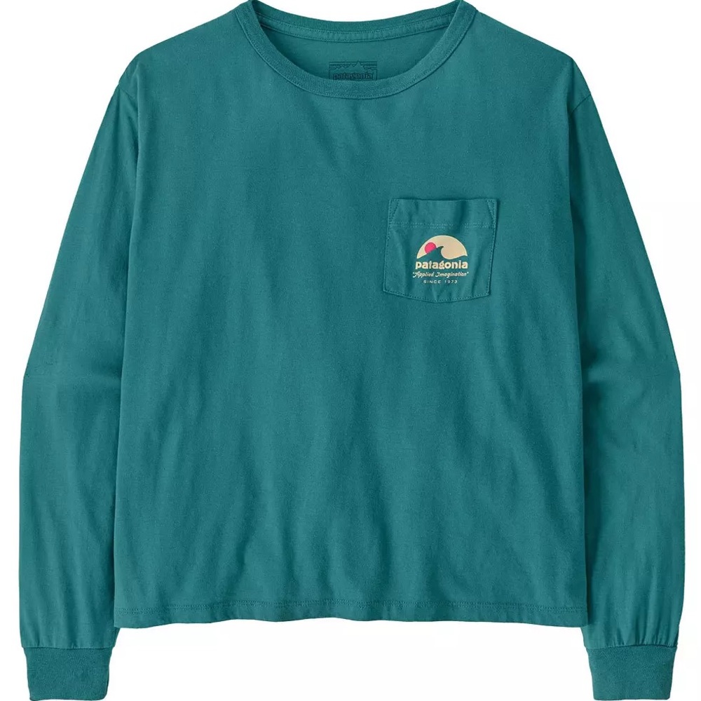 Patagonia Women's Long Sleeve Cut Pocket T-Shirt, NWT Large